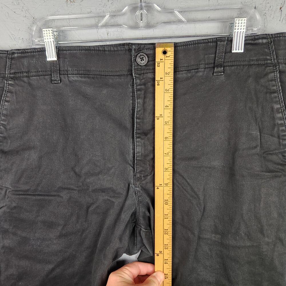 Lee Extreme Comfort Pants Mens 38x30 Black Stretch Chino Casual Straight Leg - Picture 4 of 12